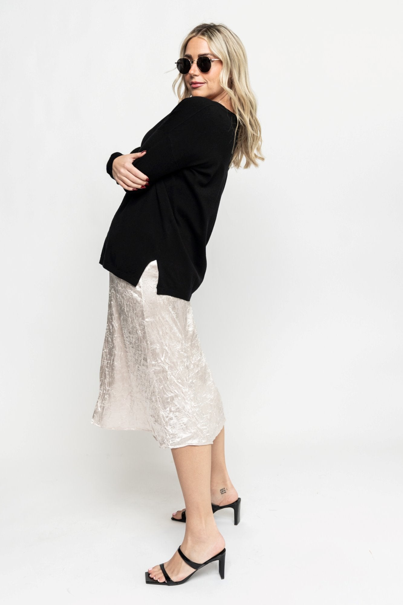 Willow Skirt in Champagne Holley Girl
