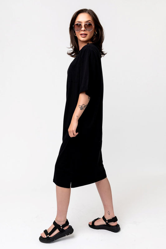 Lilo Dress in Black (Small-XL) Holley Girl