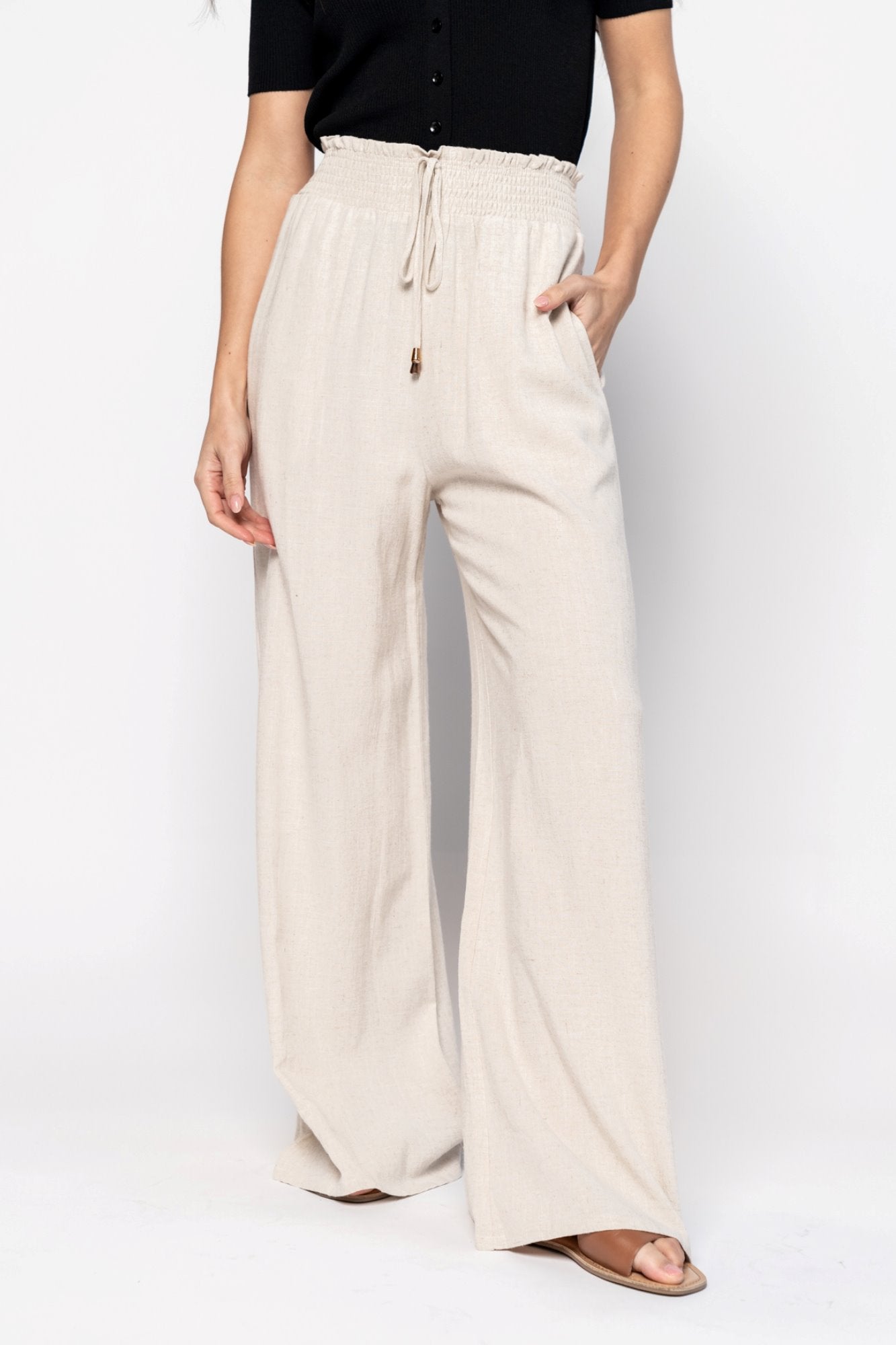 Maxwell Pants in Natural Holley Girl