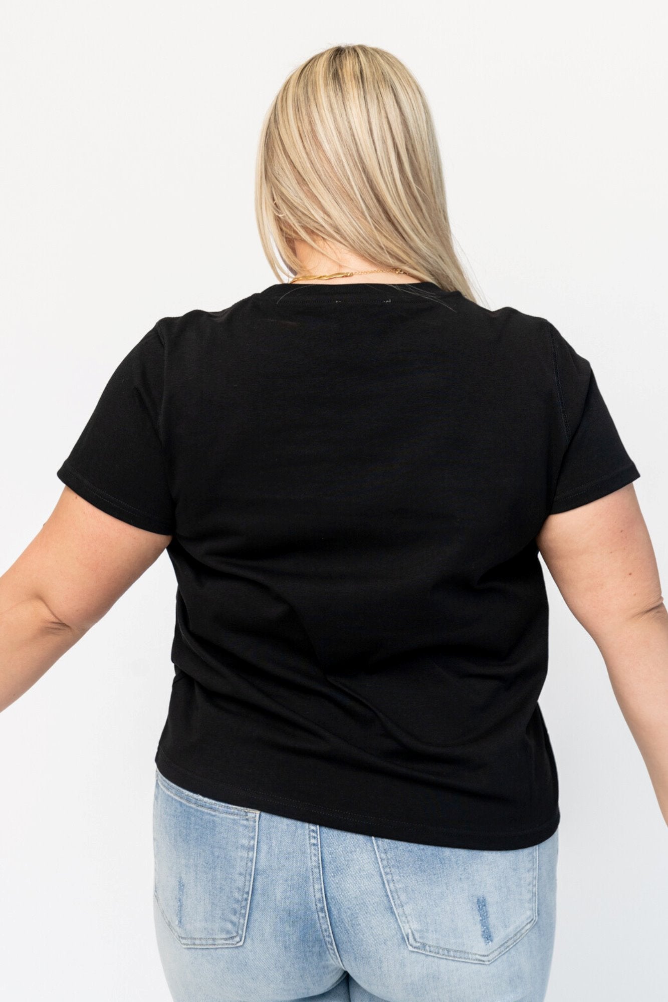 HOLLEY GIRL - Maddy Tee in Black (Small-3XL) Holley Girl