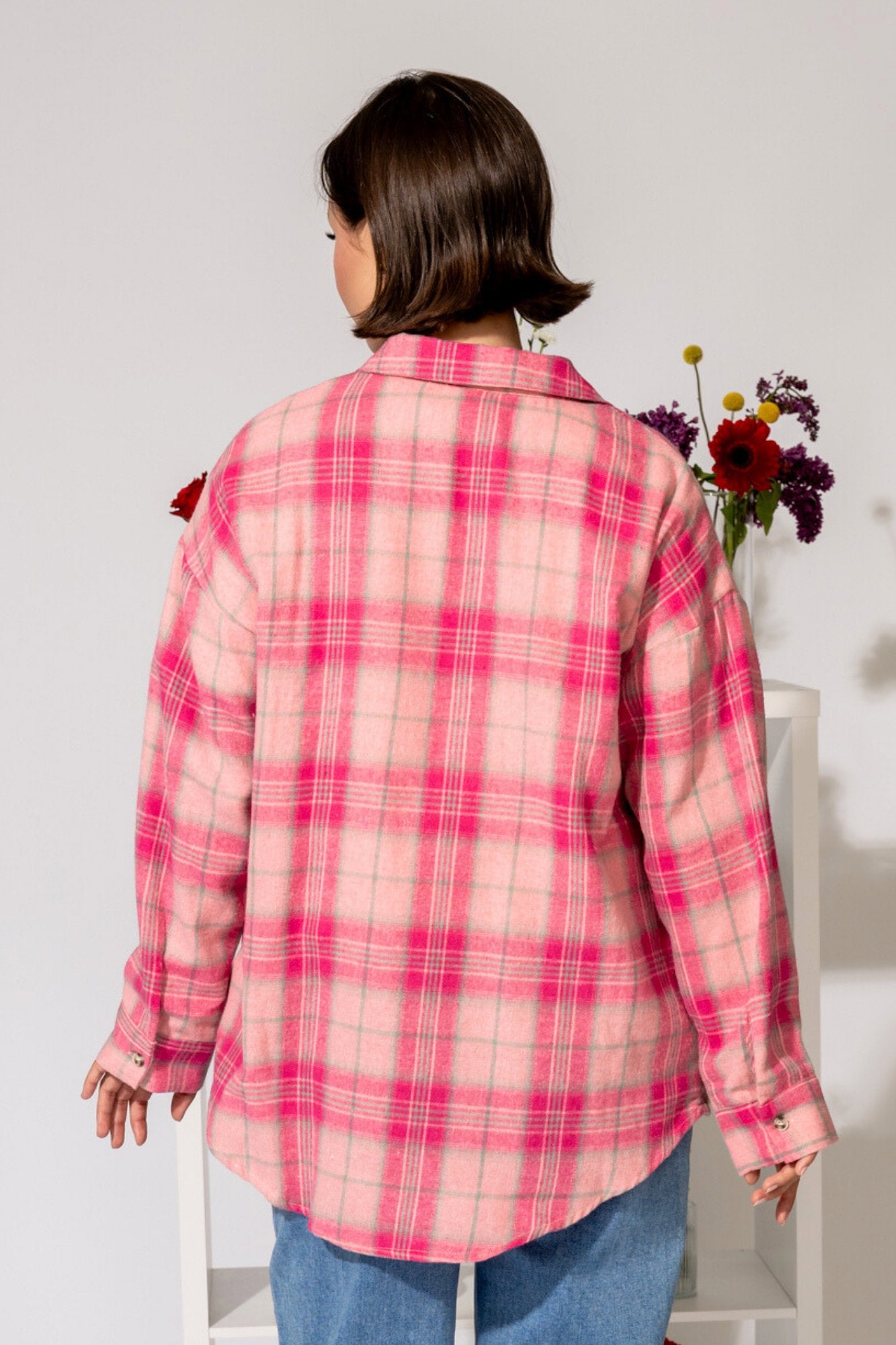 Strawberry Fields Flannel Clothing Holley Girl