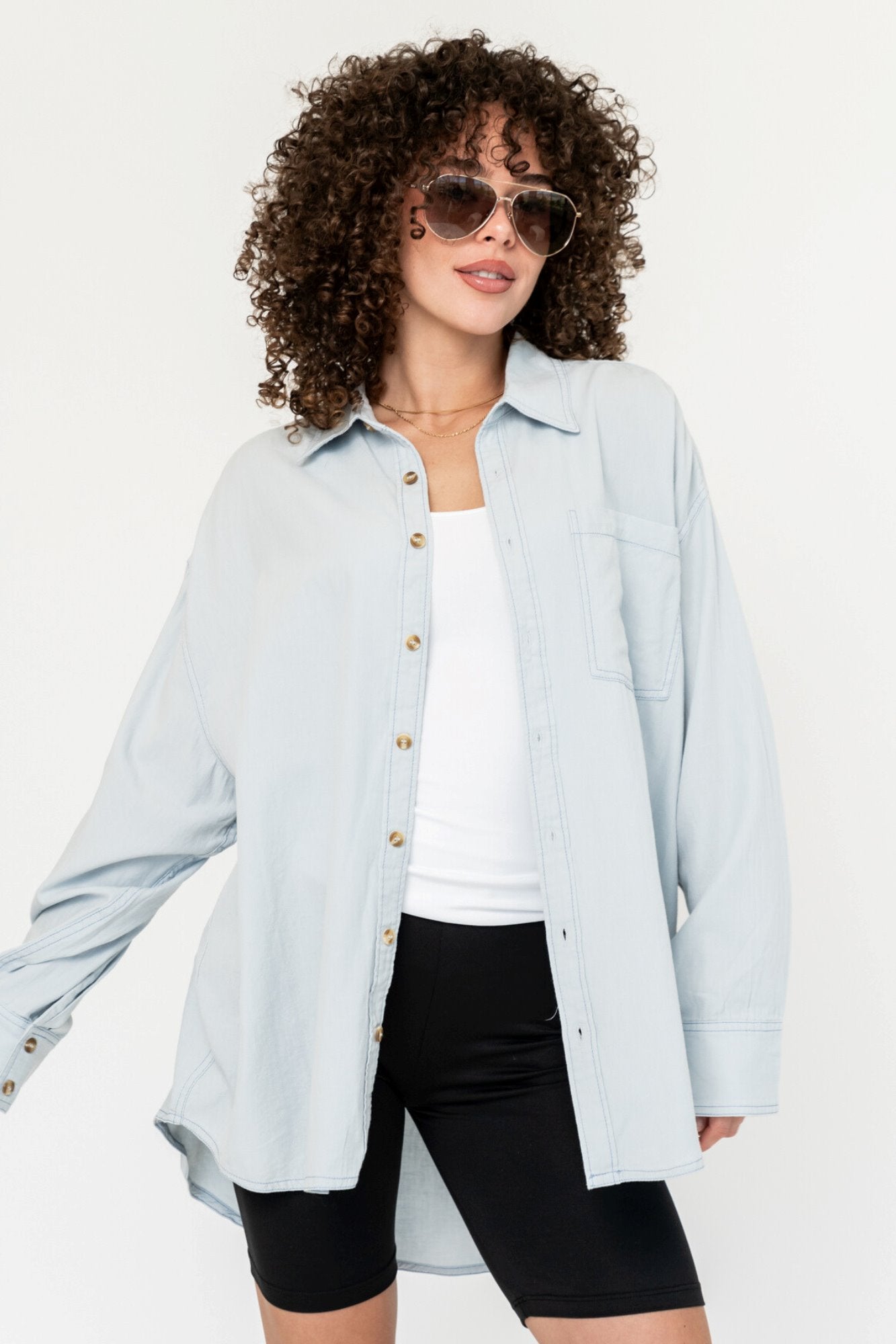 Clark Button Down Holley Girl