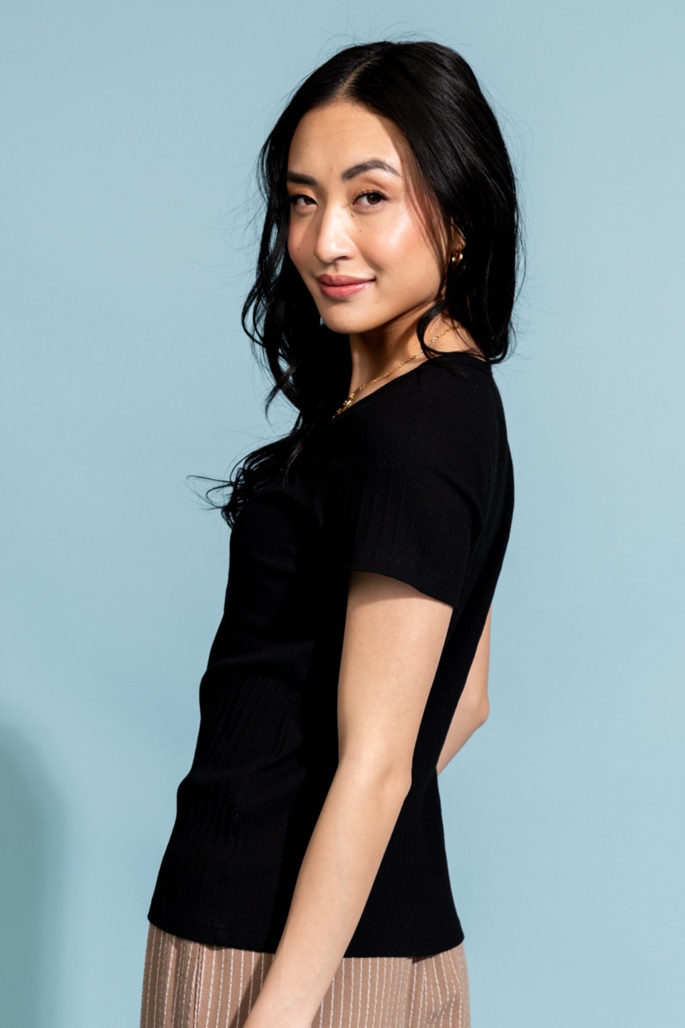 Monroe Top in Black Clothing Holley Girl