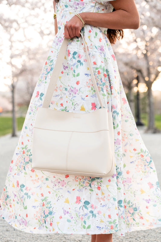 Khloe Purse in Cream Clothing Holley Girl