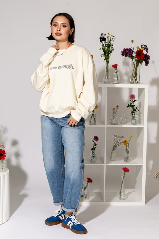 You Are Enough Crewneck Clothing Holley Girl