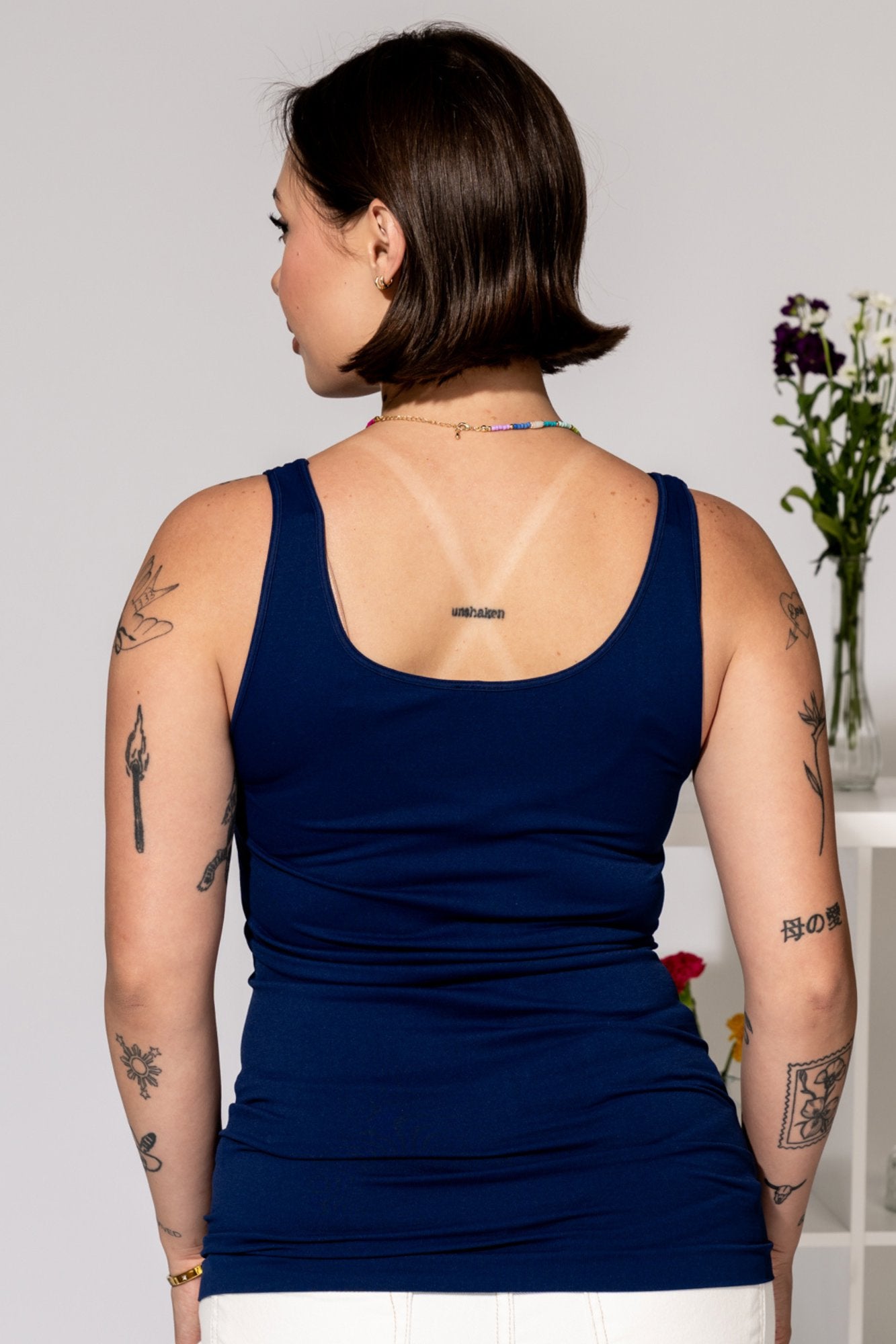 Layering Tank in Navy Clothing Holley Girl