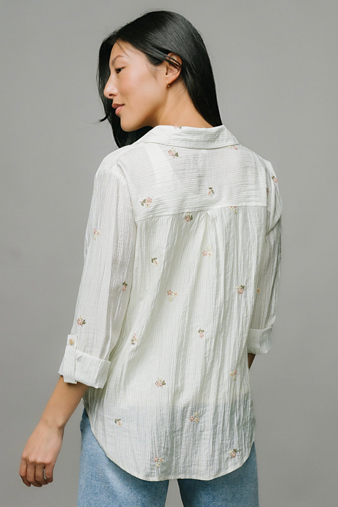 Garden Party Blouse in Green Clothing Holley Girl