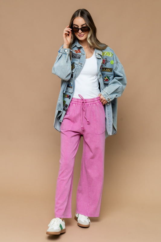 Jenkins Pant in Bubblegum Holley Girl