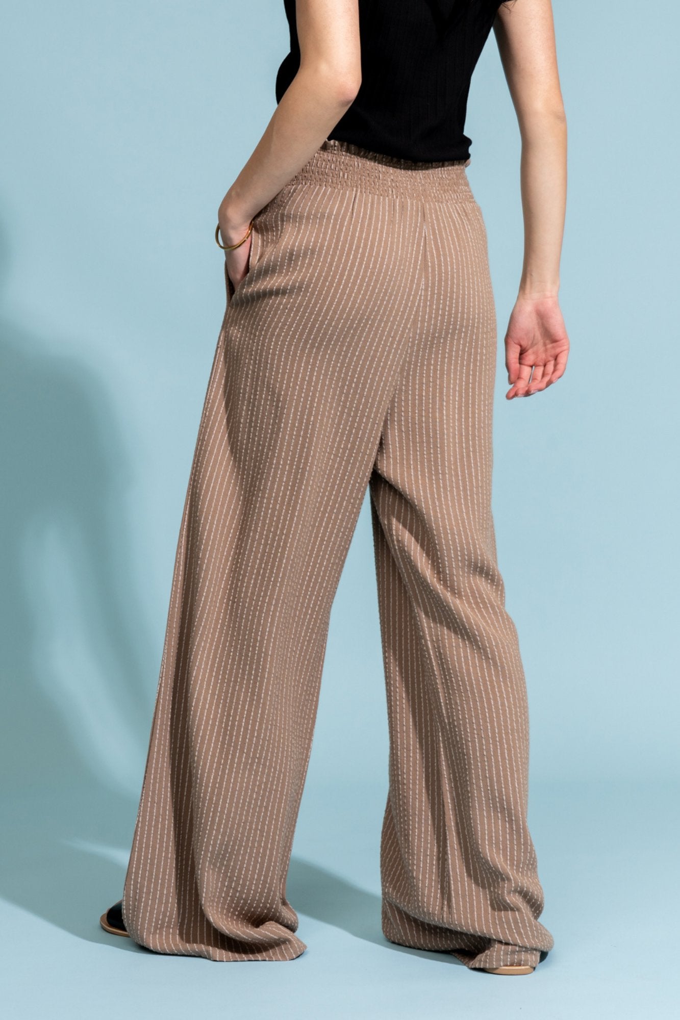 Maxwell Pant in Fawn Stripe Apparel & Accessories Holley Girl