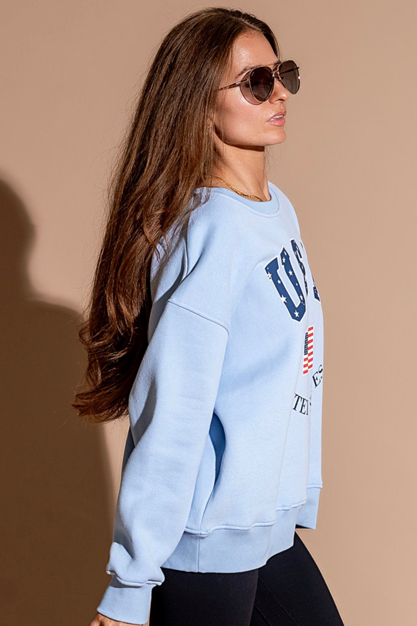 USA Crewneck Clothing Holley Girl