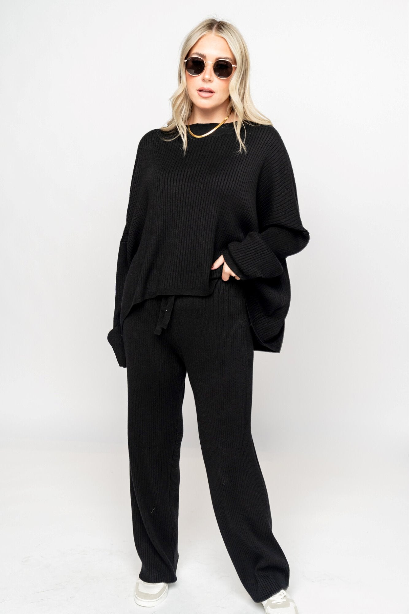 Cozy Ribbed Sweater Holley Girl