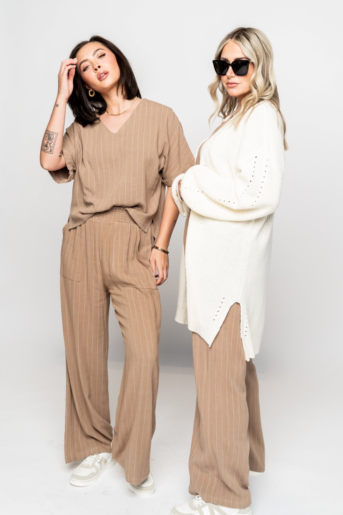 Marley Cardigan in Ivory Holley Girl