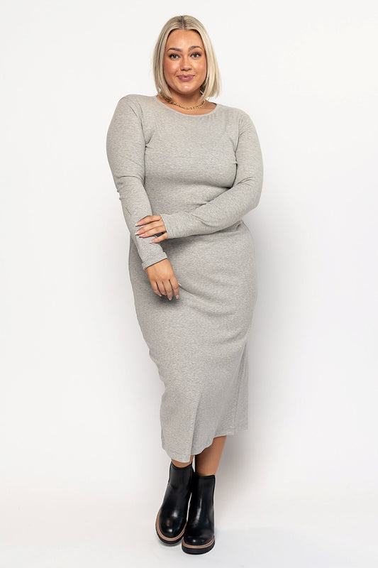 HOLLEY GIRL - Quincy Dress in Grey (Small-3XL) Holley Girl