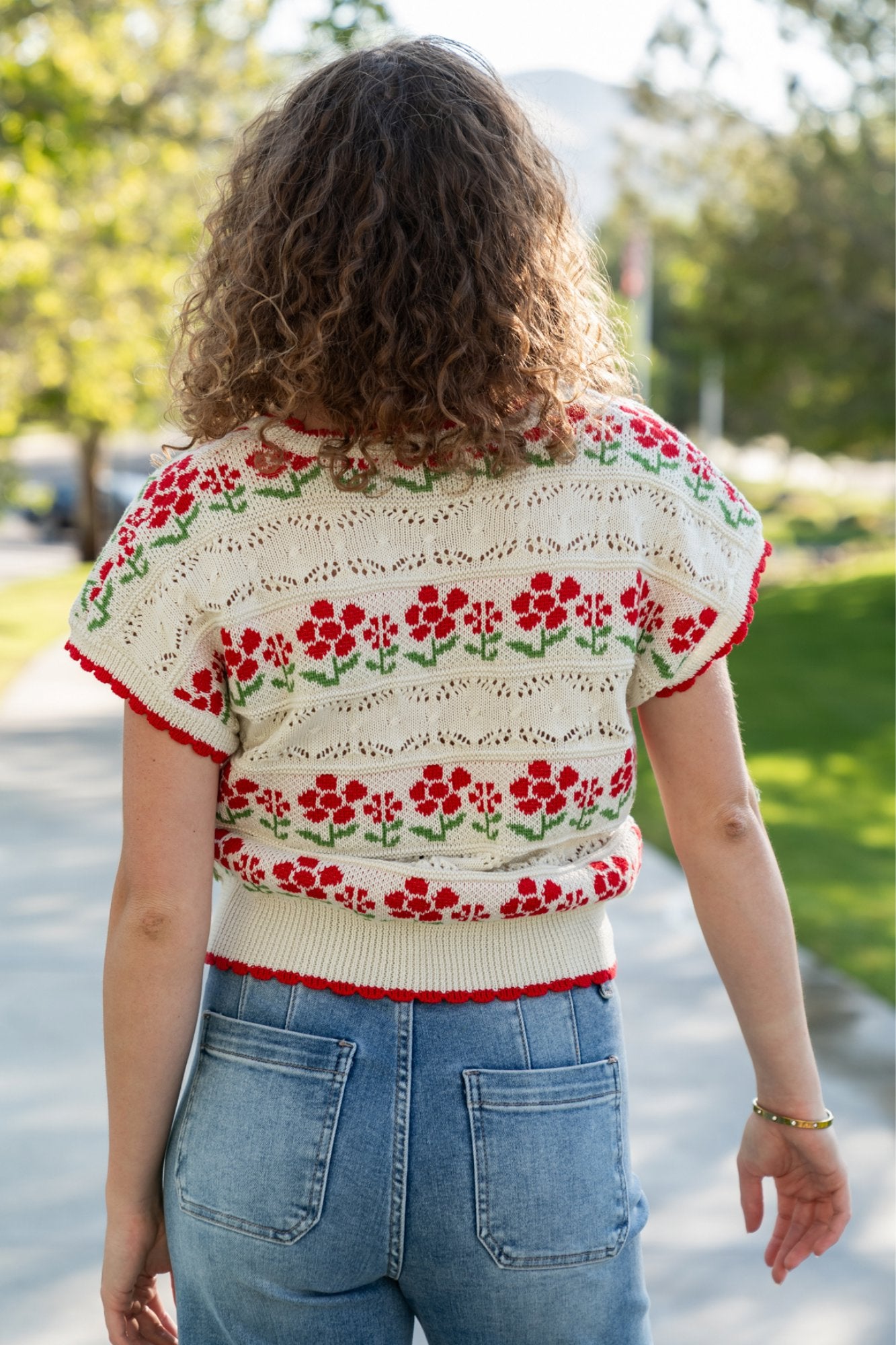 Cherry Bud Top Clothing Holley Girl