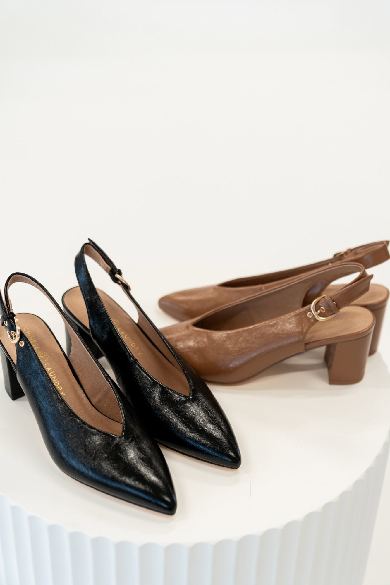 Bridget Heels in Black Clothing Holley Girl
