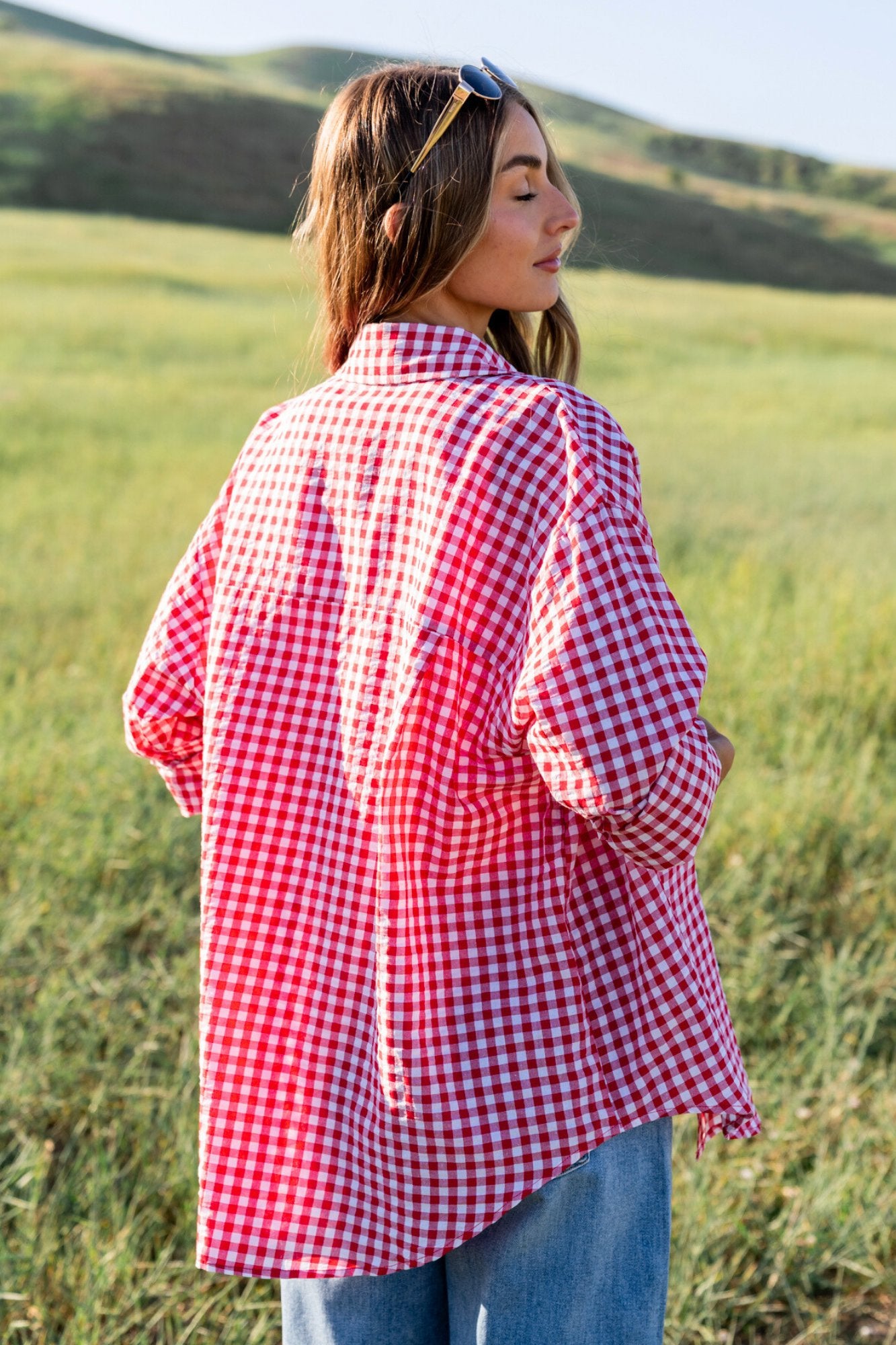 Pomodoro Button Up Clothing Holley Girl