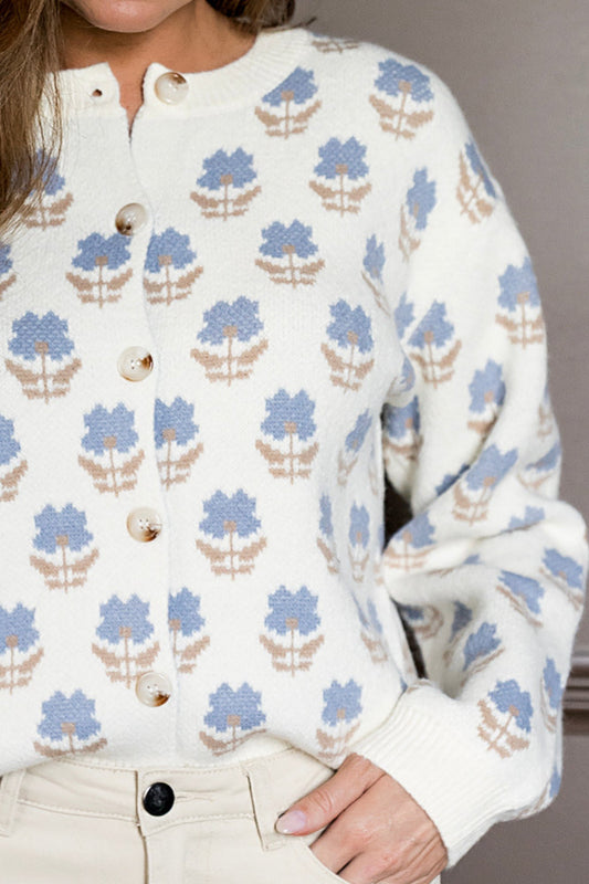 Floral Haze Cardigan Clothing Holley Girl