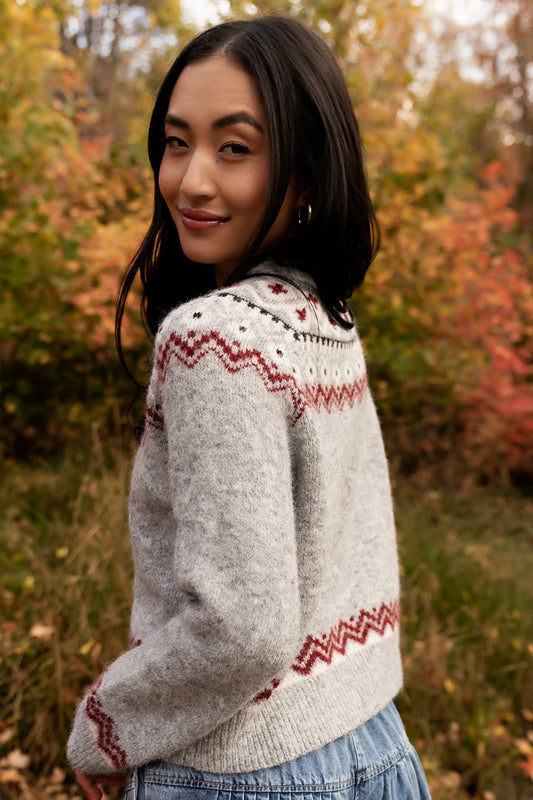 Winter Lodge Cardigan Clothing Holley Girl