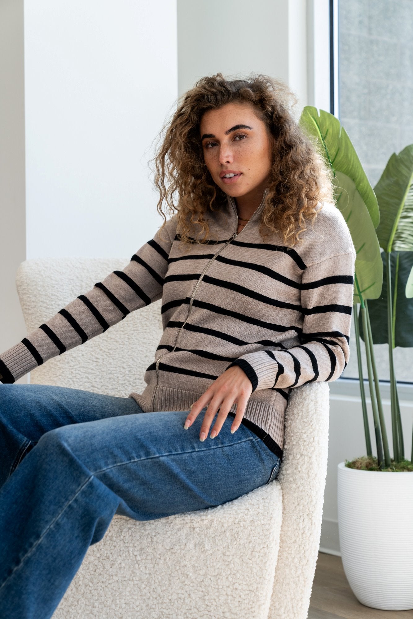 Moore Cardigan in Mocha Clothing Holley Girl