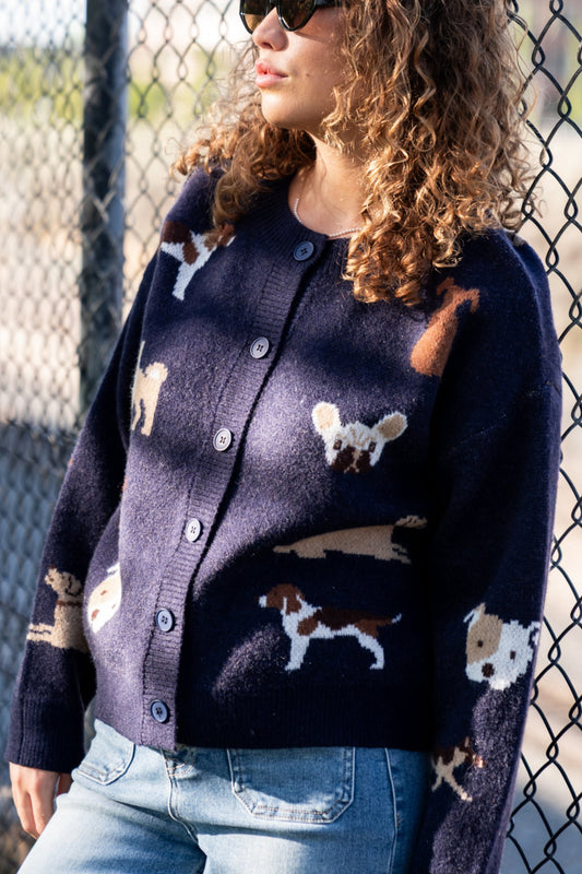 Puppy Love Cardigan Clothing Holley Girl