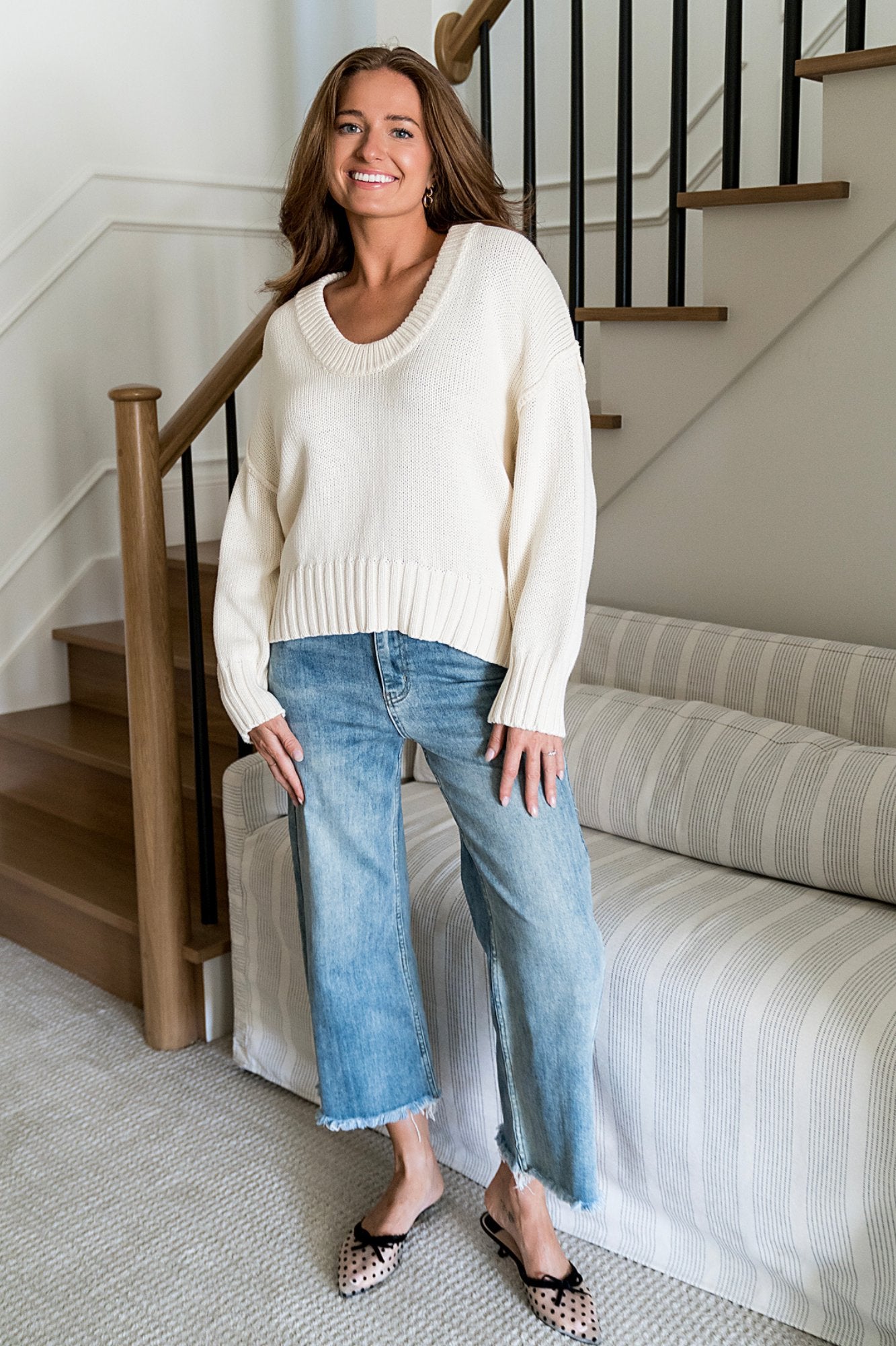 Griffin Jeans in Medium Holley Girl