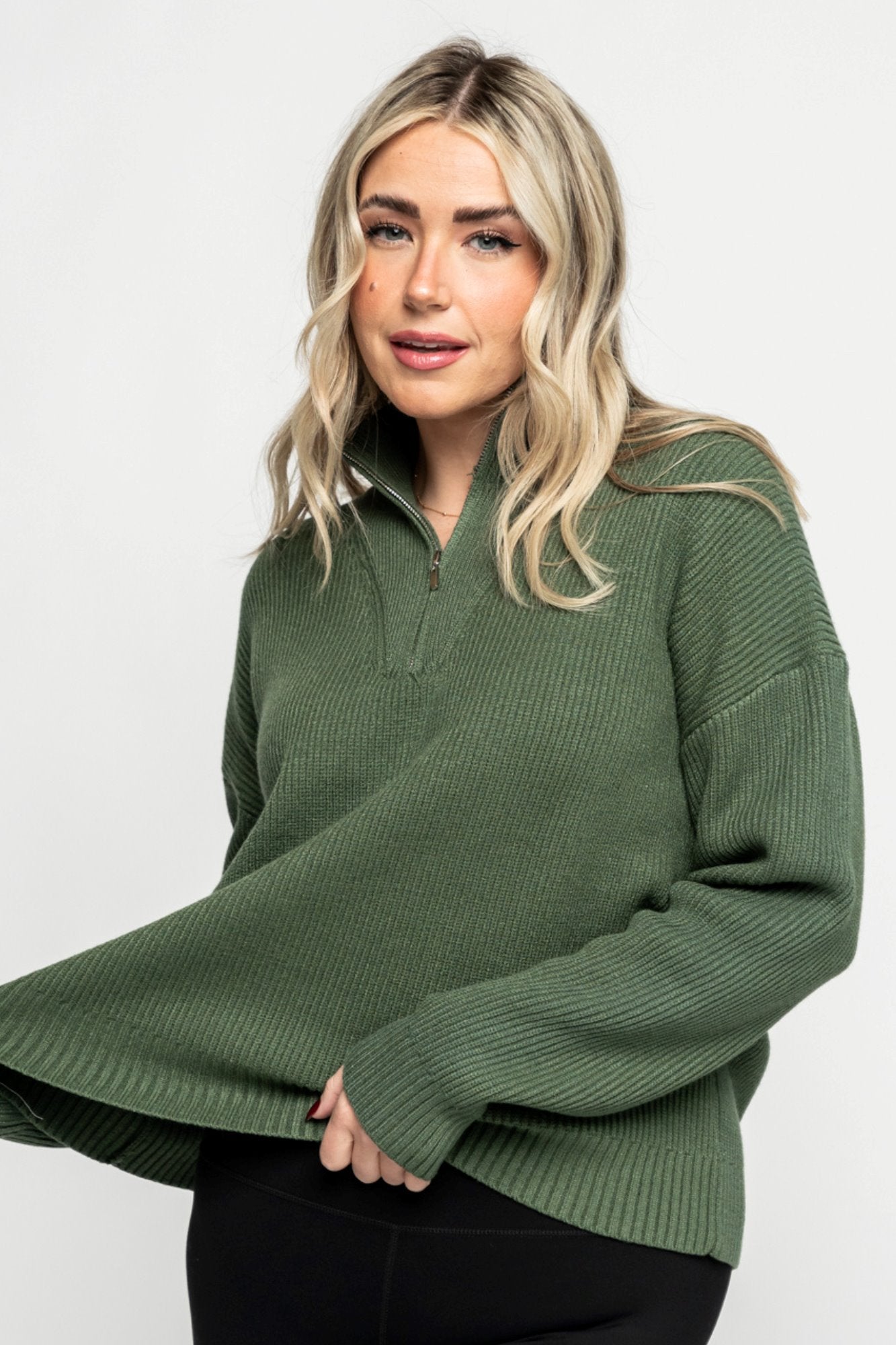Aiden Sweater in Clover Holley Girl