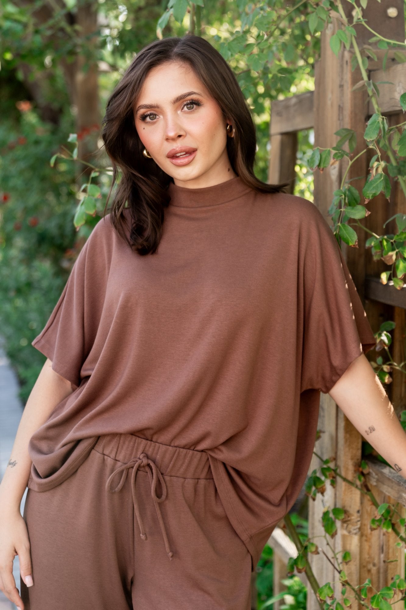 Travel Top in Cocoa Clothing Holley Girl