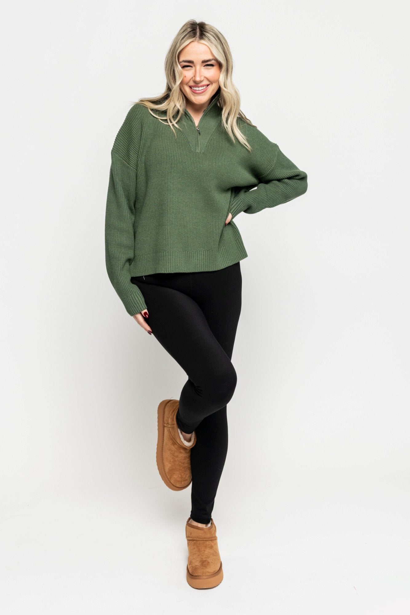 Aiden Sweater in Clover Holley Girl