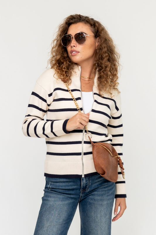 Moore Cardigan in Cream Clothing Holley Girl