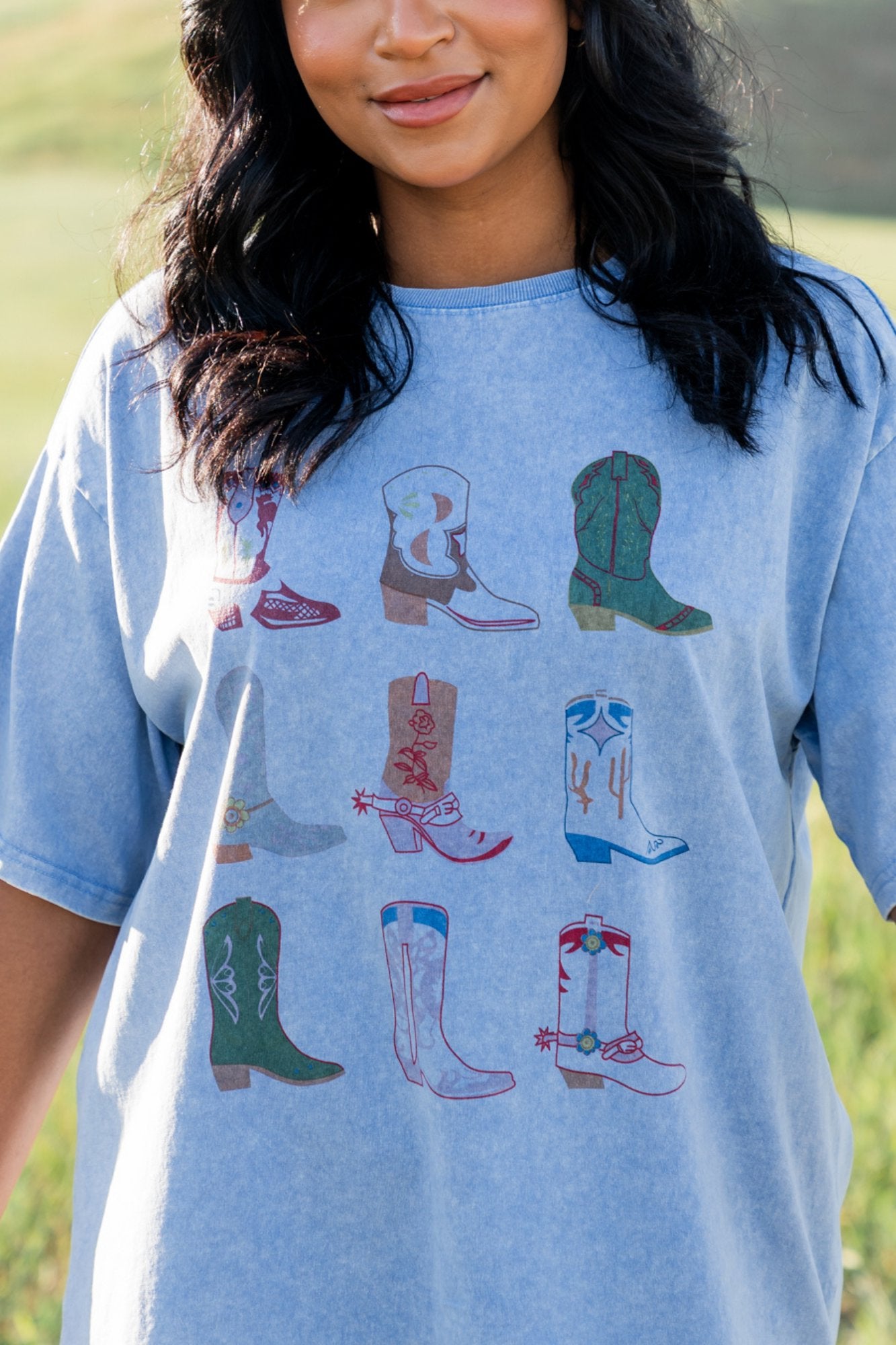 Cowboy Like Me Tee Clothing Holley Girl