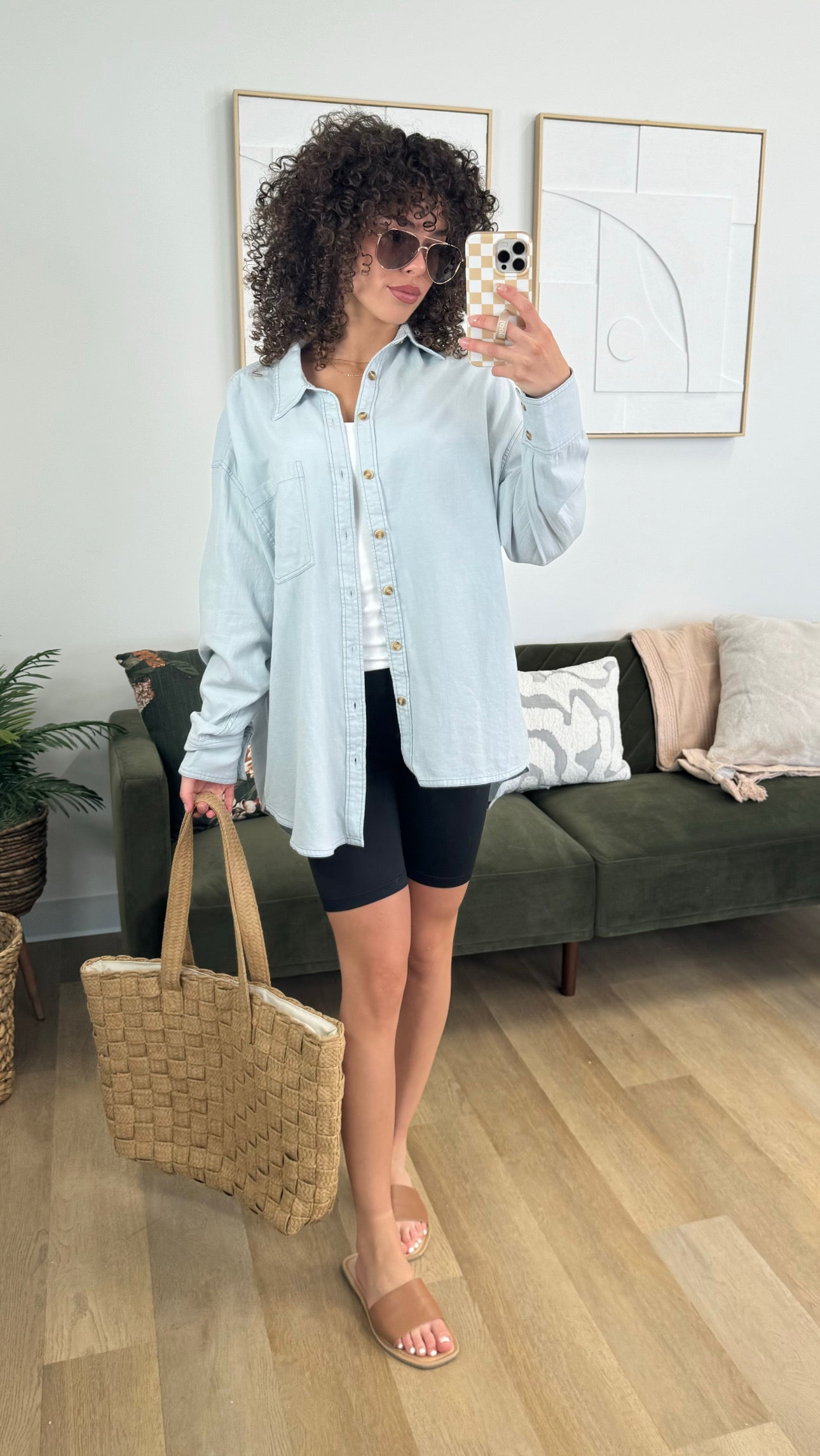 Clark Button Down Apparel & Accessories Holley Girl