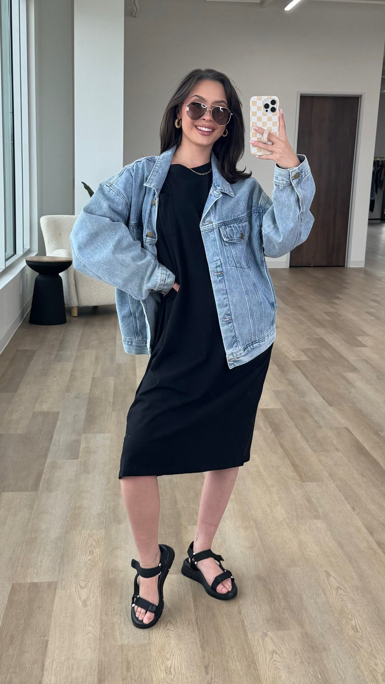 Lilo Dress in Black (Small-XL) Holley Girl