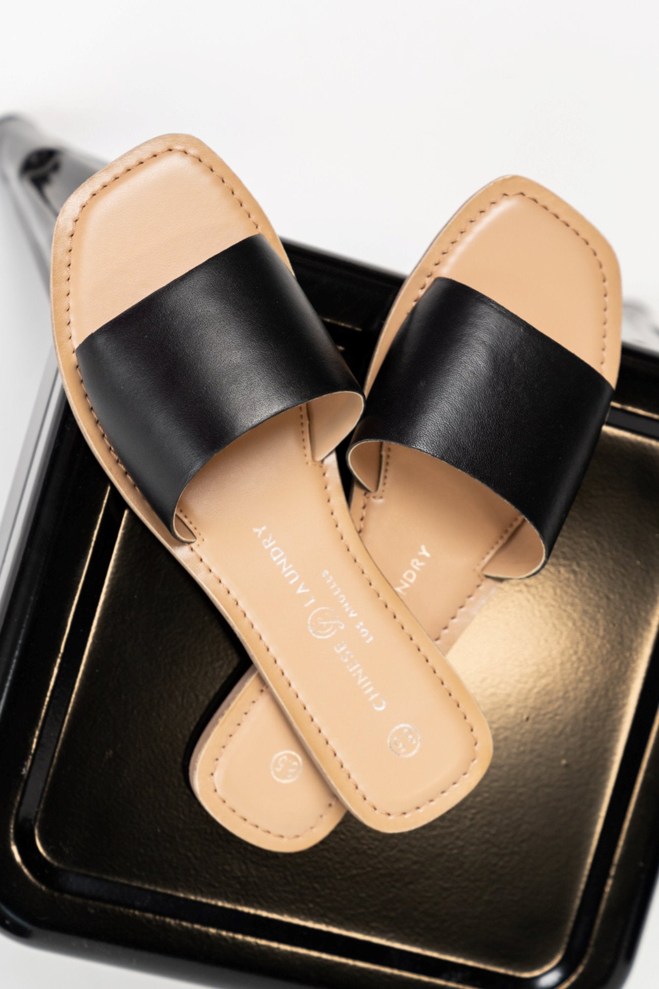 June Sandals in Black - FINAL SALE – Holley Girl