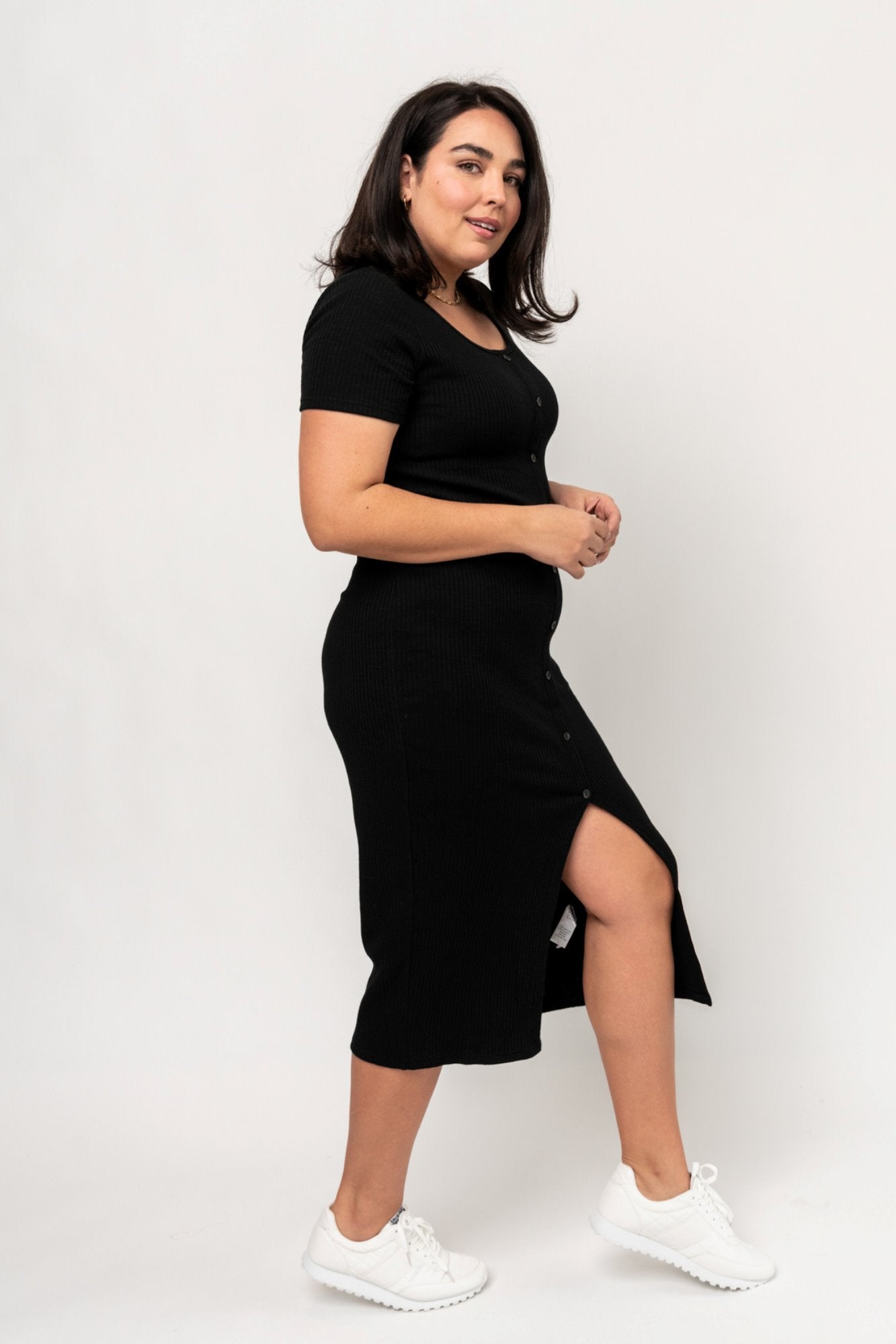 Nissa Ribbed Dress Holley Girl