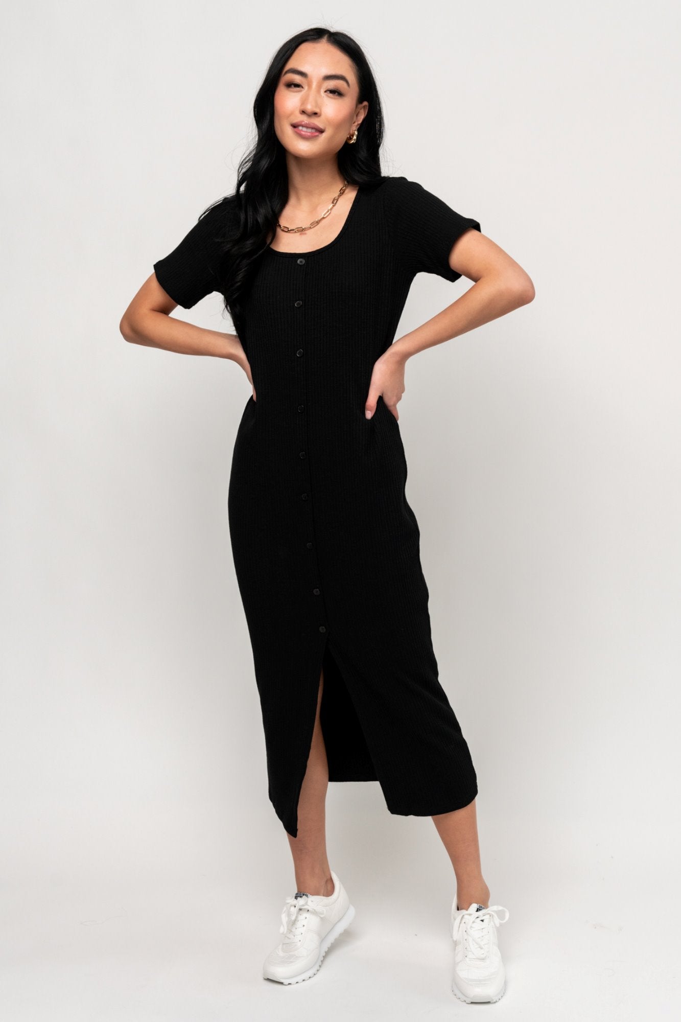 Nissa Ribbed Dress Holley Girl