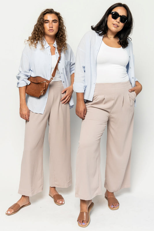 Easton Pant in Taupe (Small-XL) Holley Girl