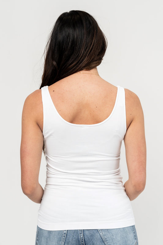 Layering Tank in White Holley Girl