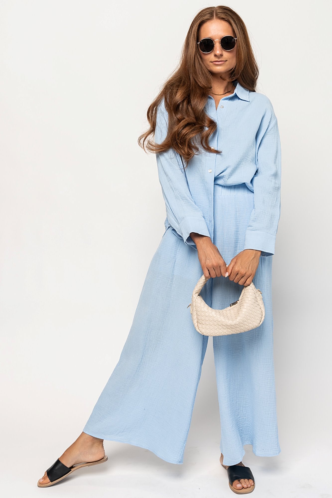 Mallory Pant in Sky Holley Girl