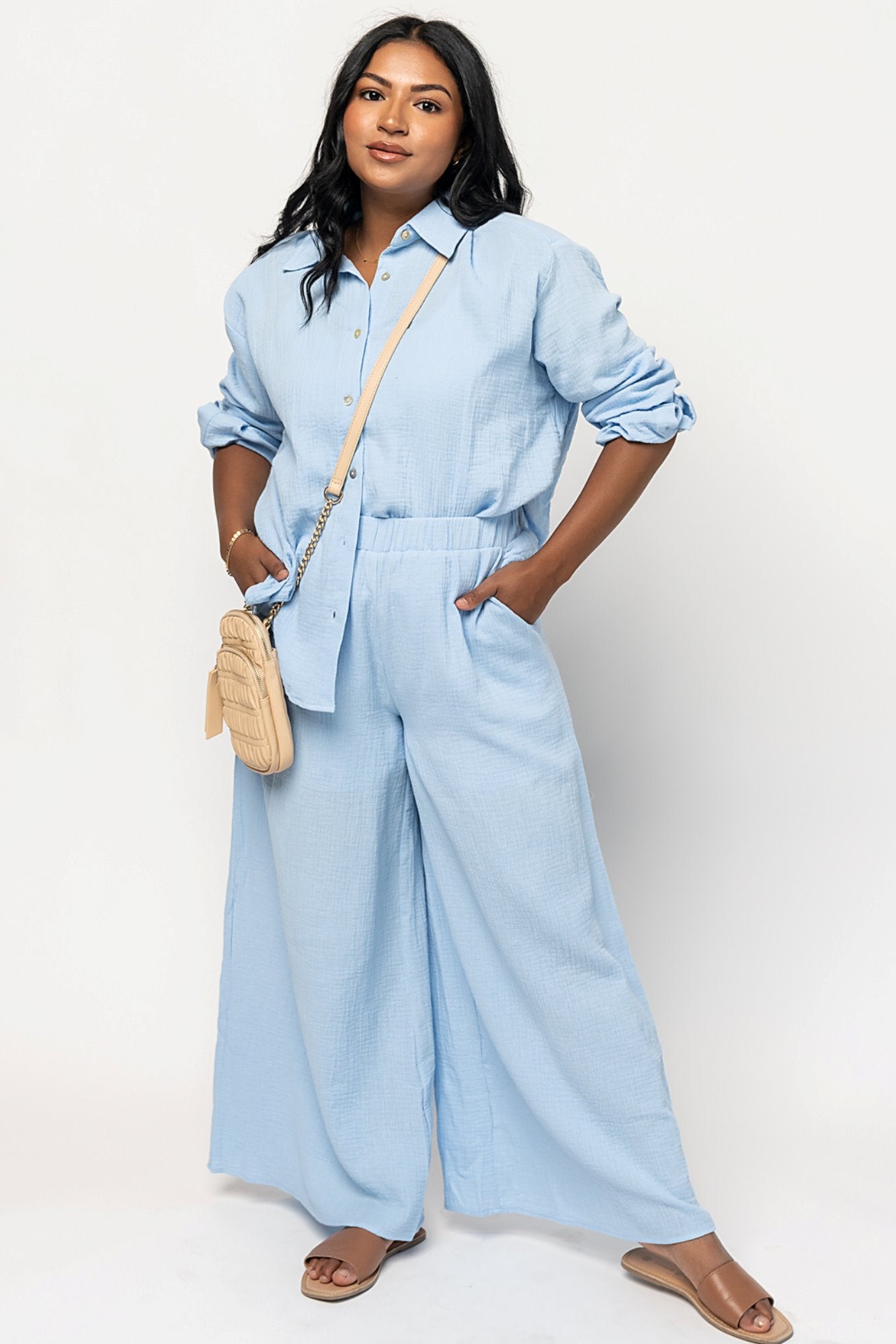 Mallory Pant in Sky Holley Girl