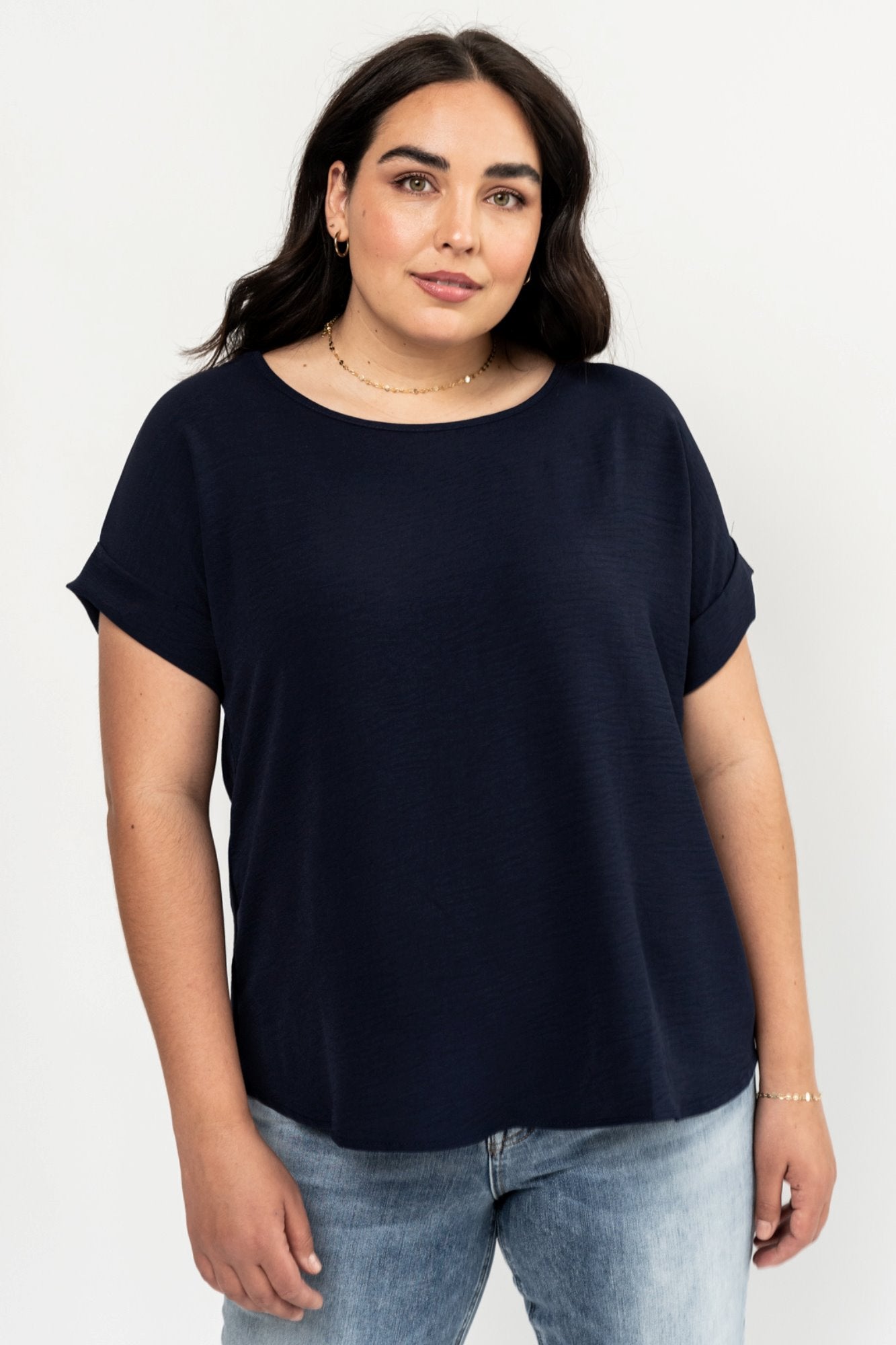 Ella Blouse in Navy Holley Girl