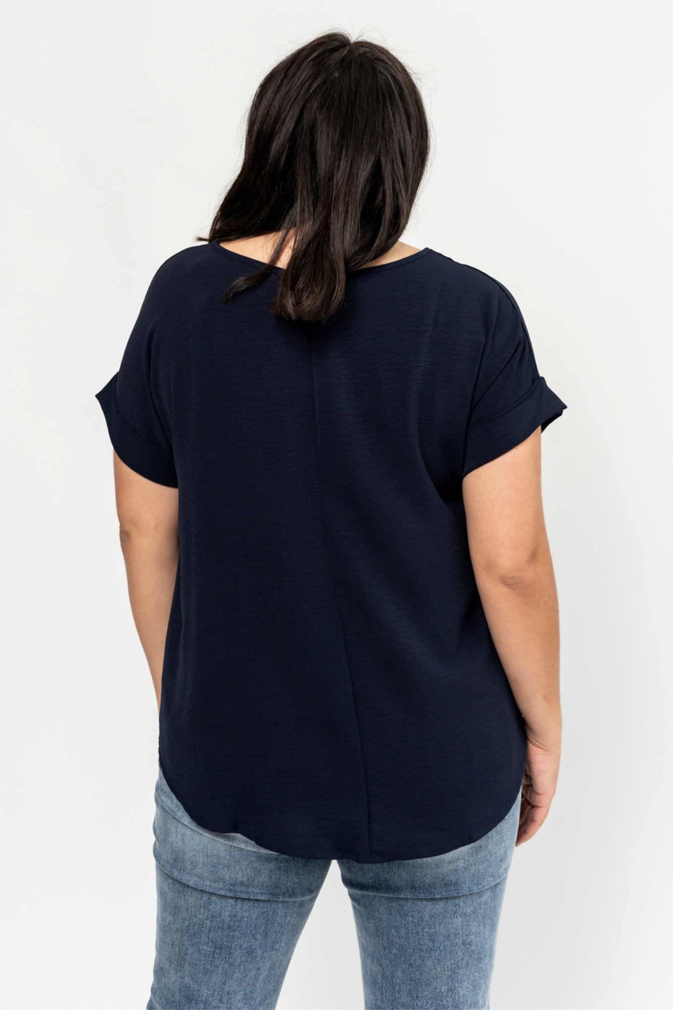 Ella Blouse in Navy Holley Girl