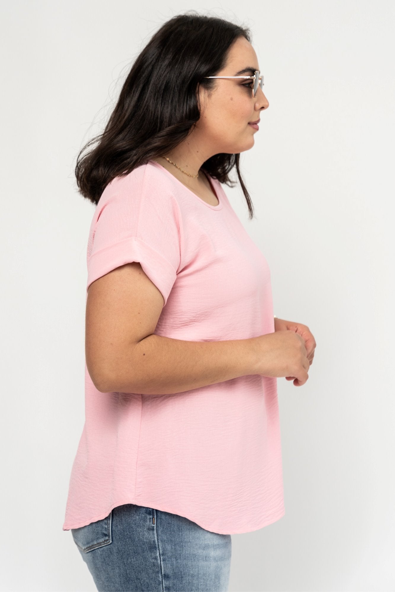 Ella Blouse in Pink Holley Girl