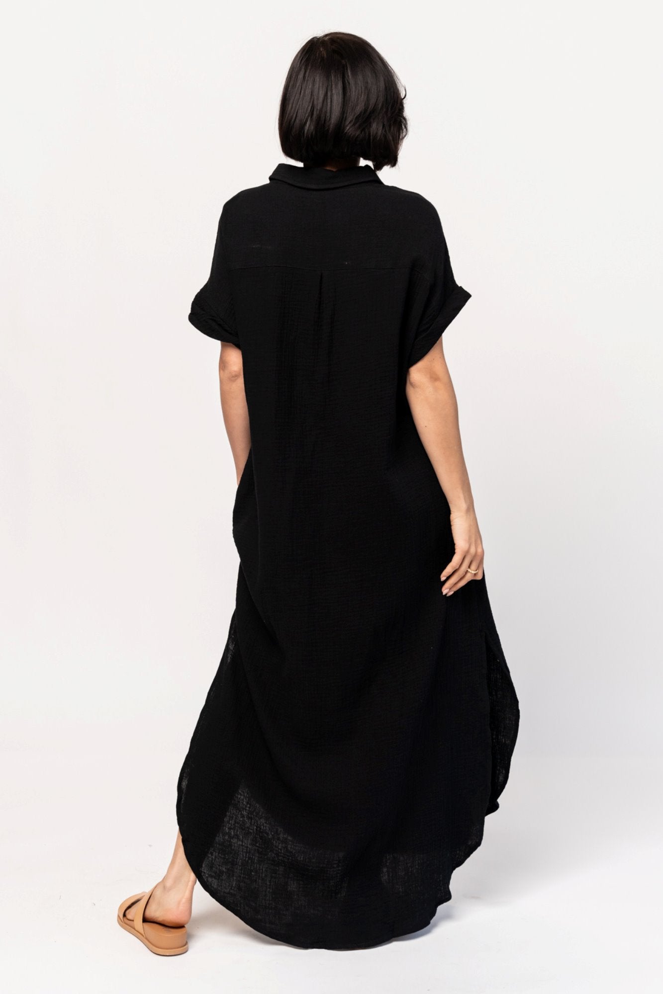 Simone Dress in Black Holley Girl