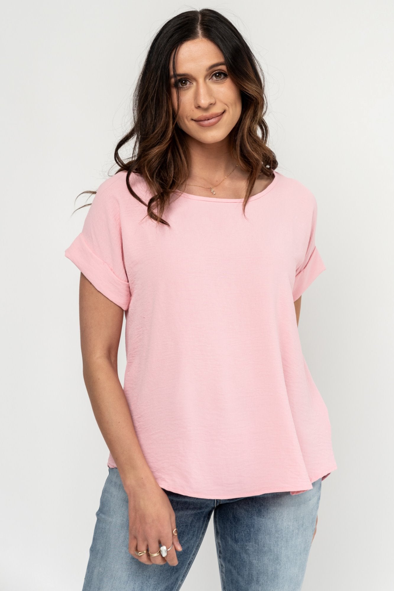 Ella Blouse in Pink Holley Girl