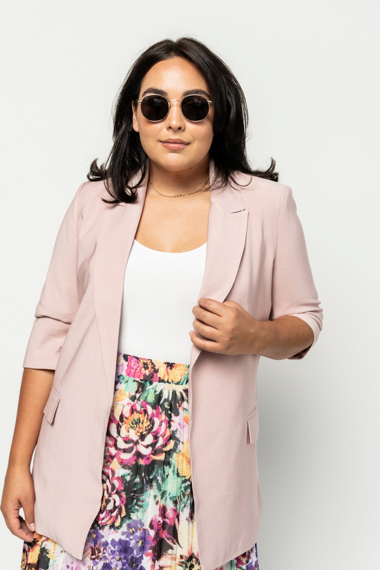 Plus size deals blush blazer