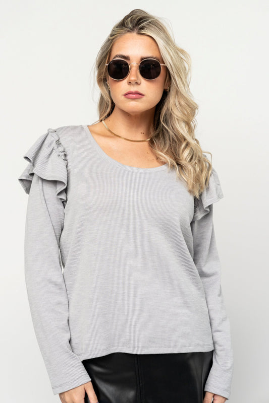 HY7616HT HEATHER GREY Holley Girl