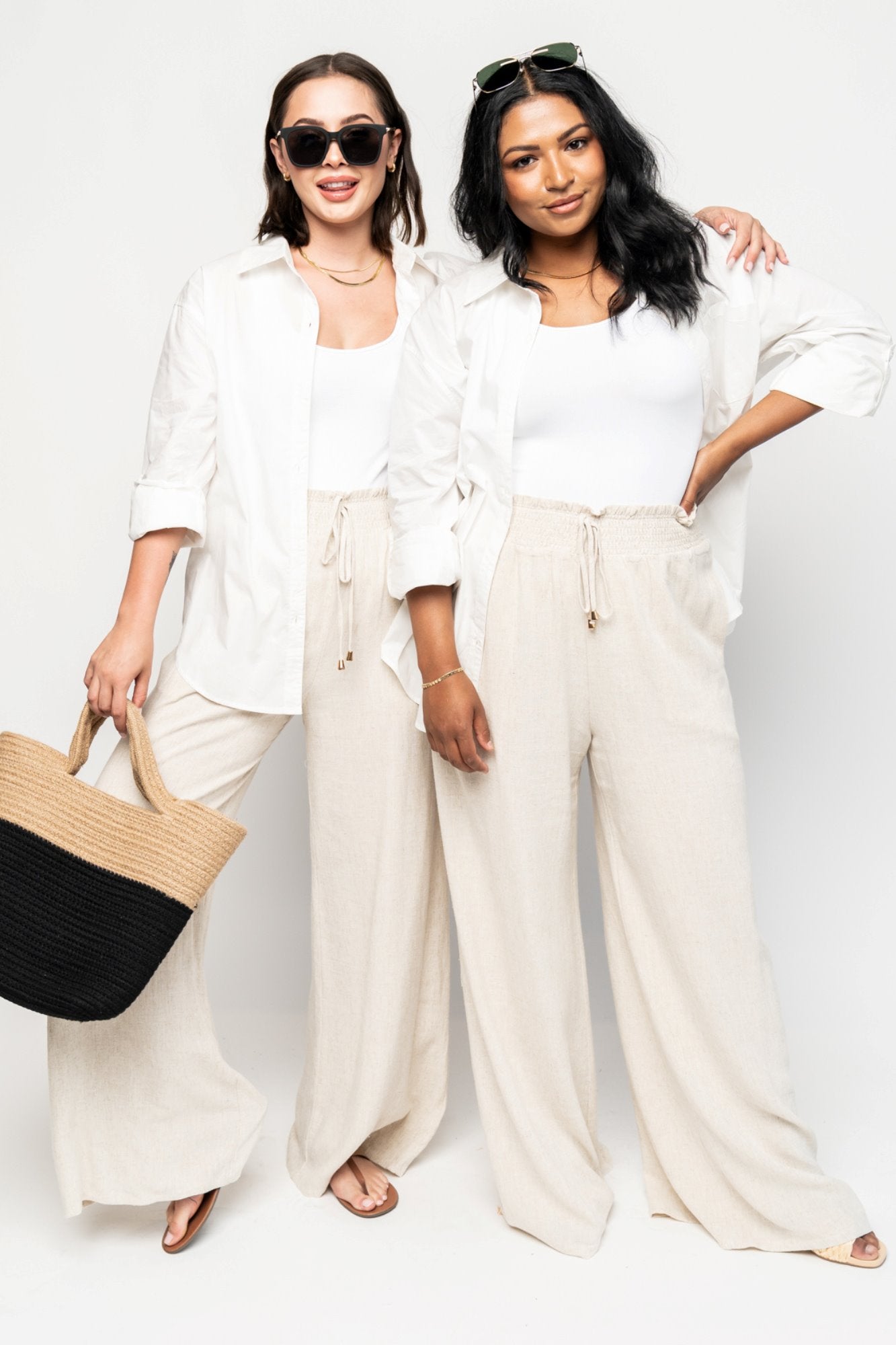 Maxwell Pants in Natural Holley Girl