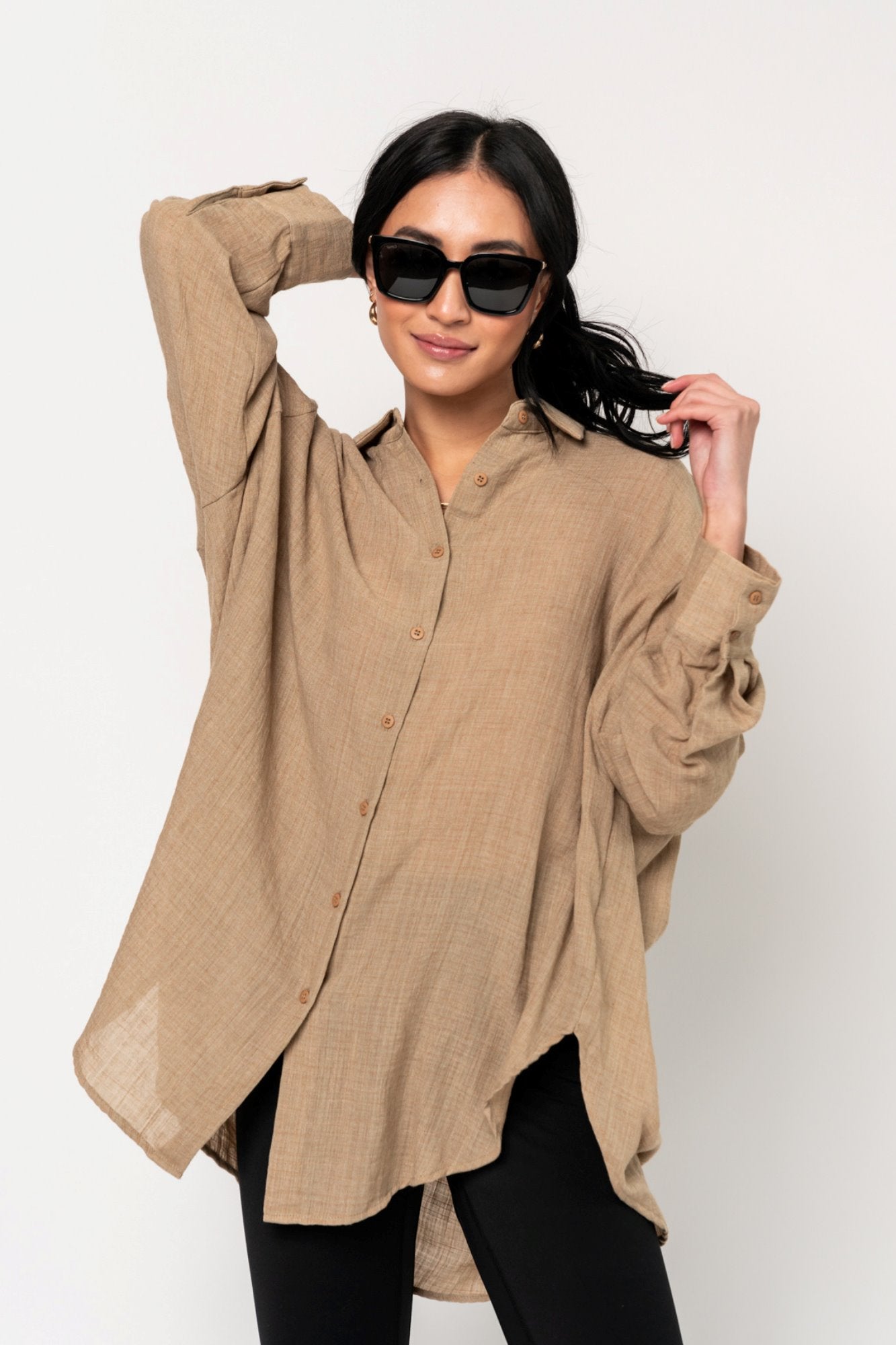 Petra Button Down Holley Girl