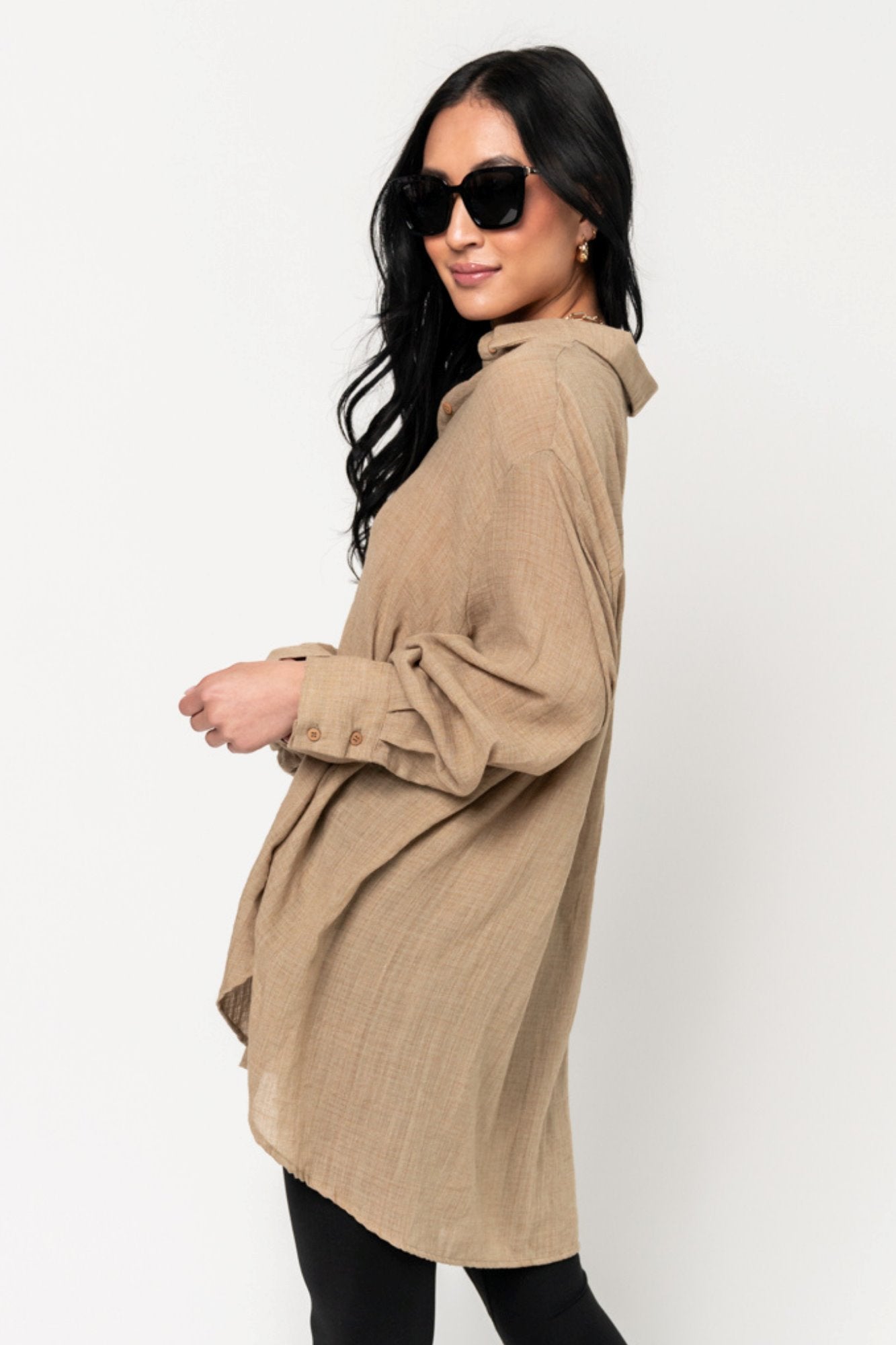 Petra Button Down Holley Girl