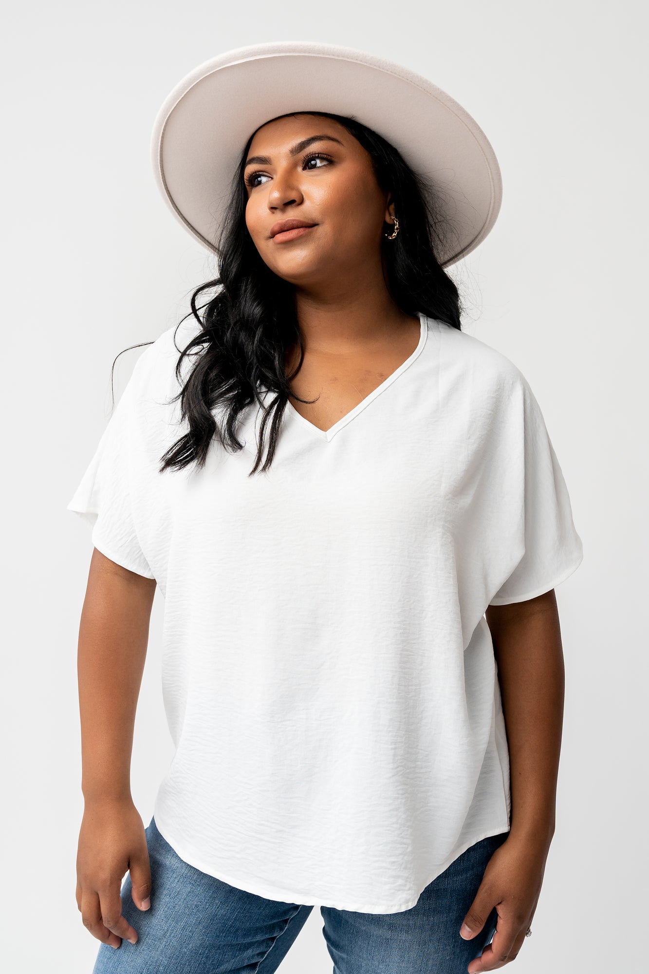 Haven Blouse in White Clothing Holley Girl